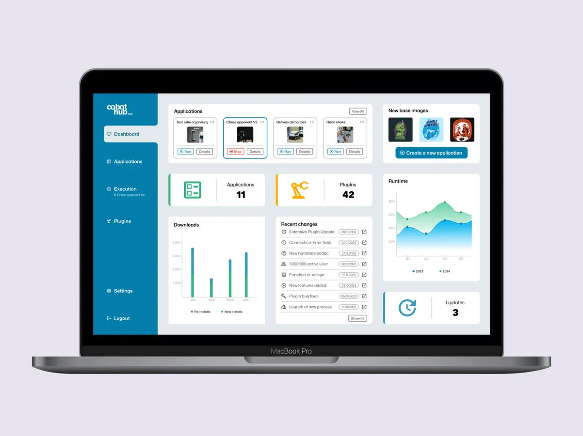 Cobothub robotics platform redesign overview